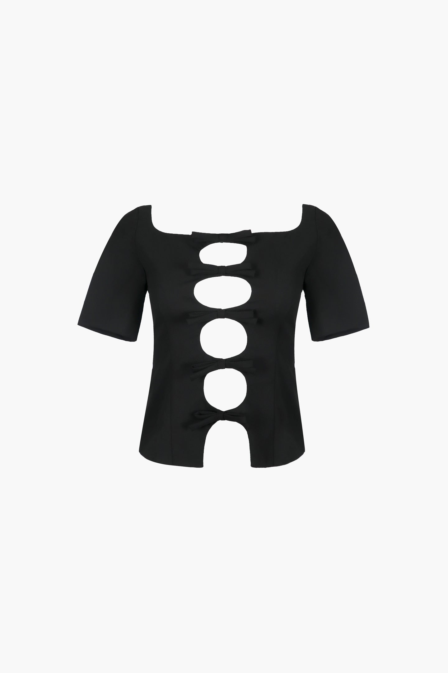 Sorrel Top in Black by Sandy Liang