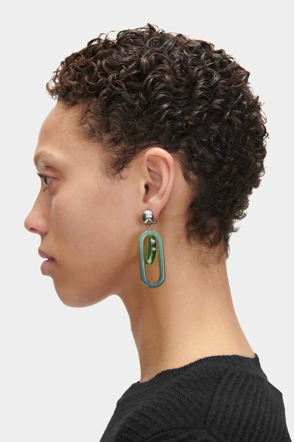 Lohr Earring in Pear by Rachel Comey