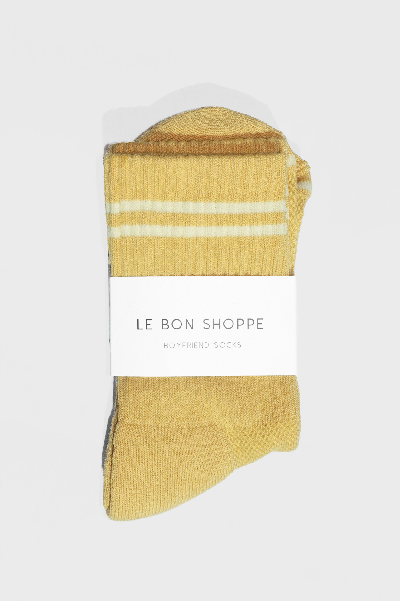Boyfriend Socks in Butter by Le Bon Shoppe