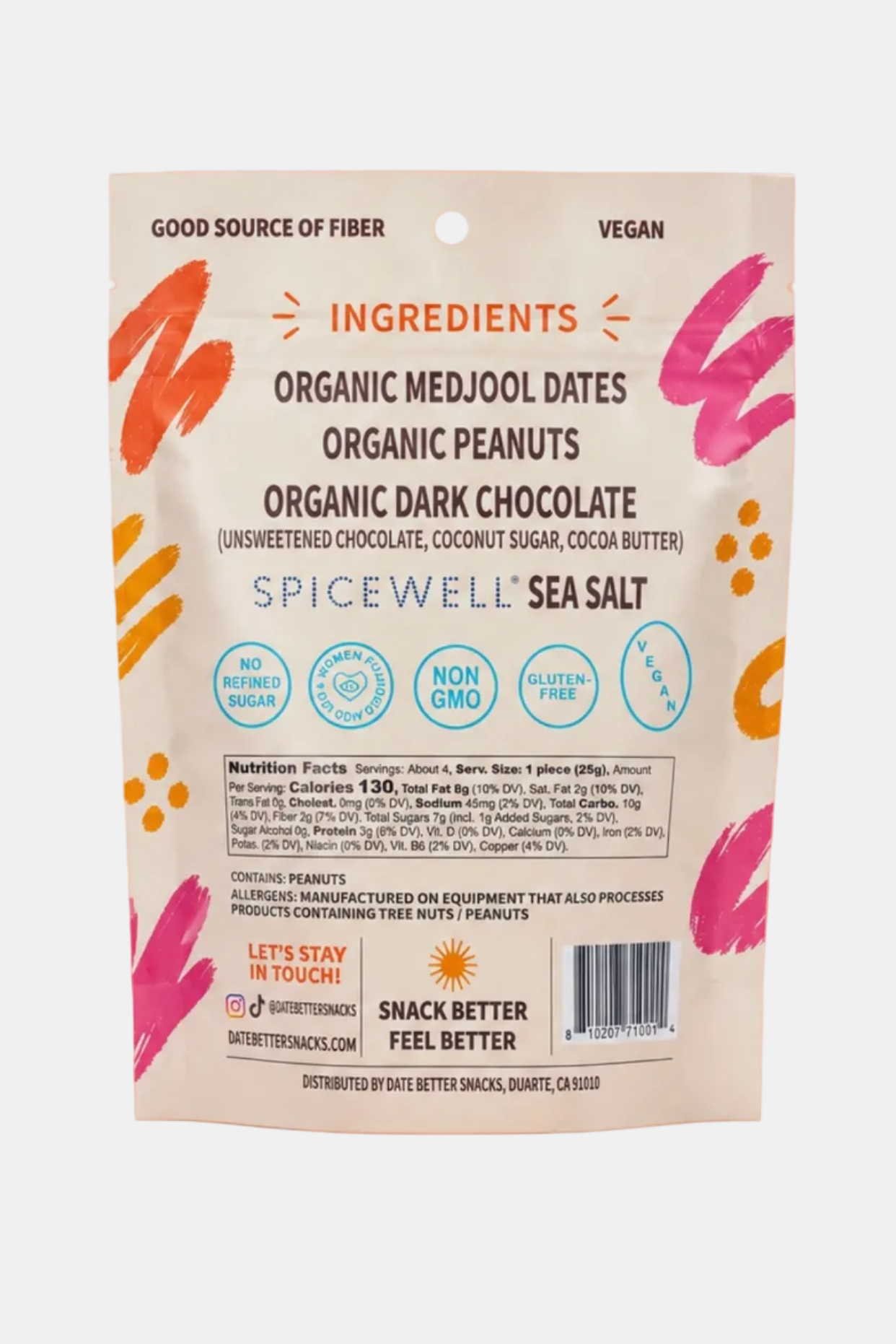 Peanut Date Bark
