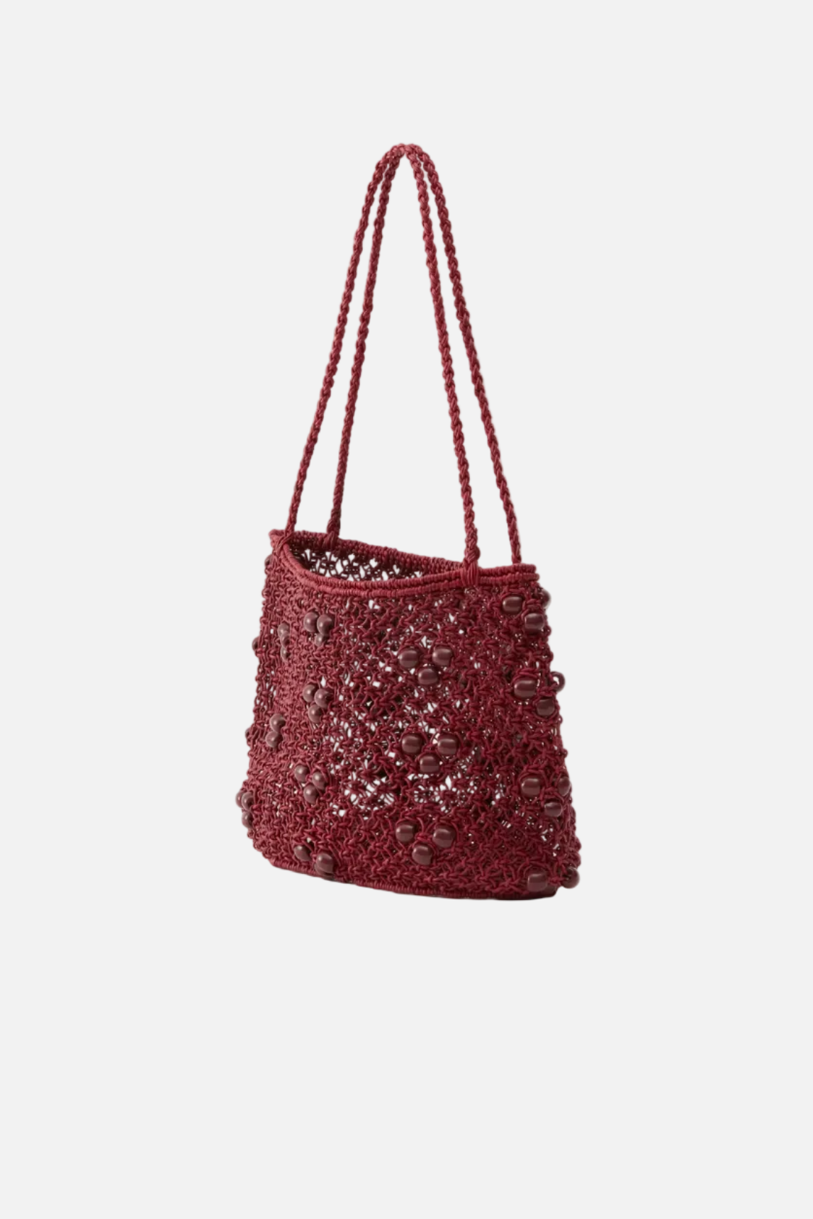 Mini Web Bag in Oxblood