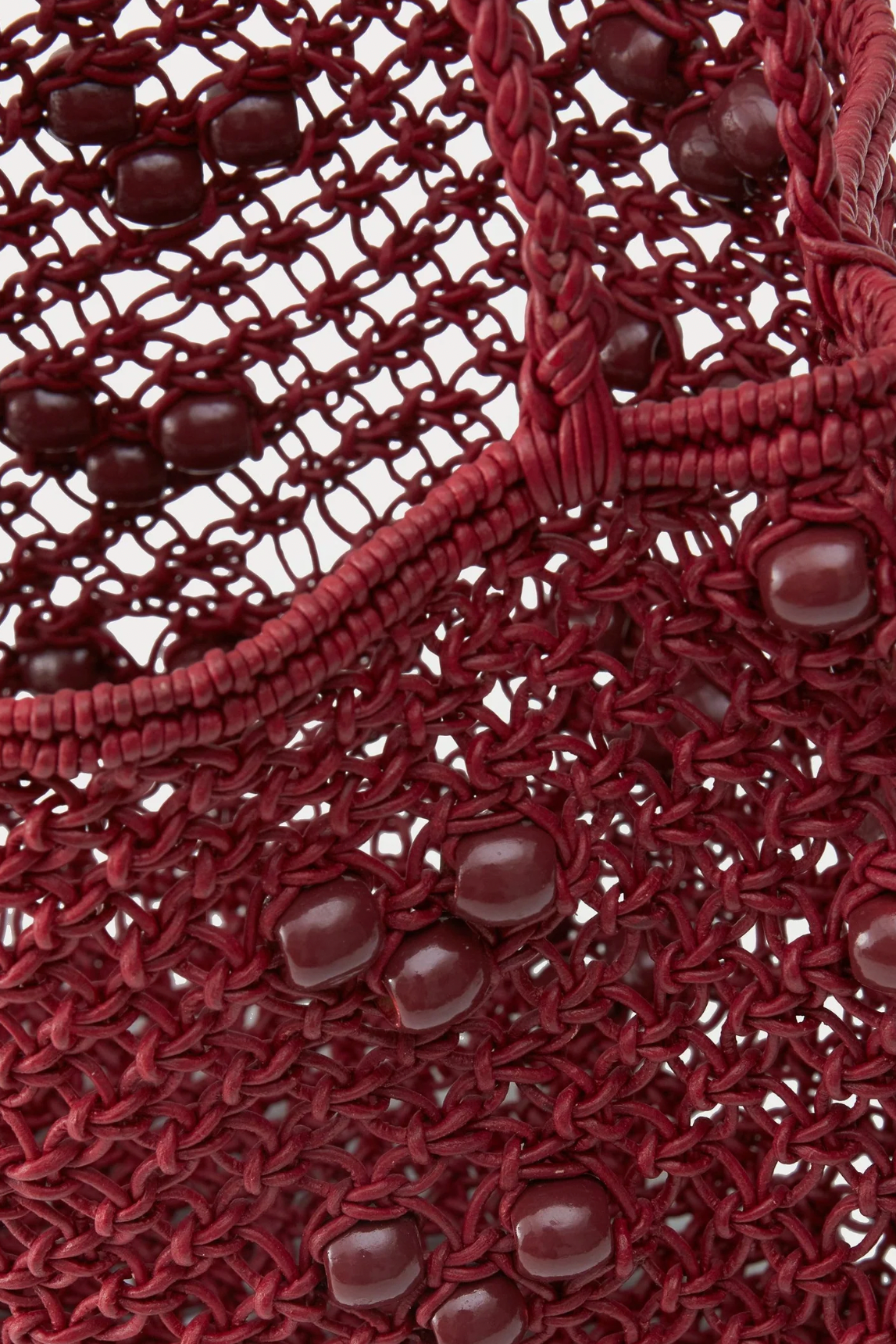 Mini Web Bag in Oxblood