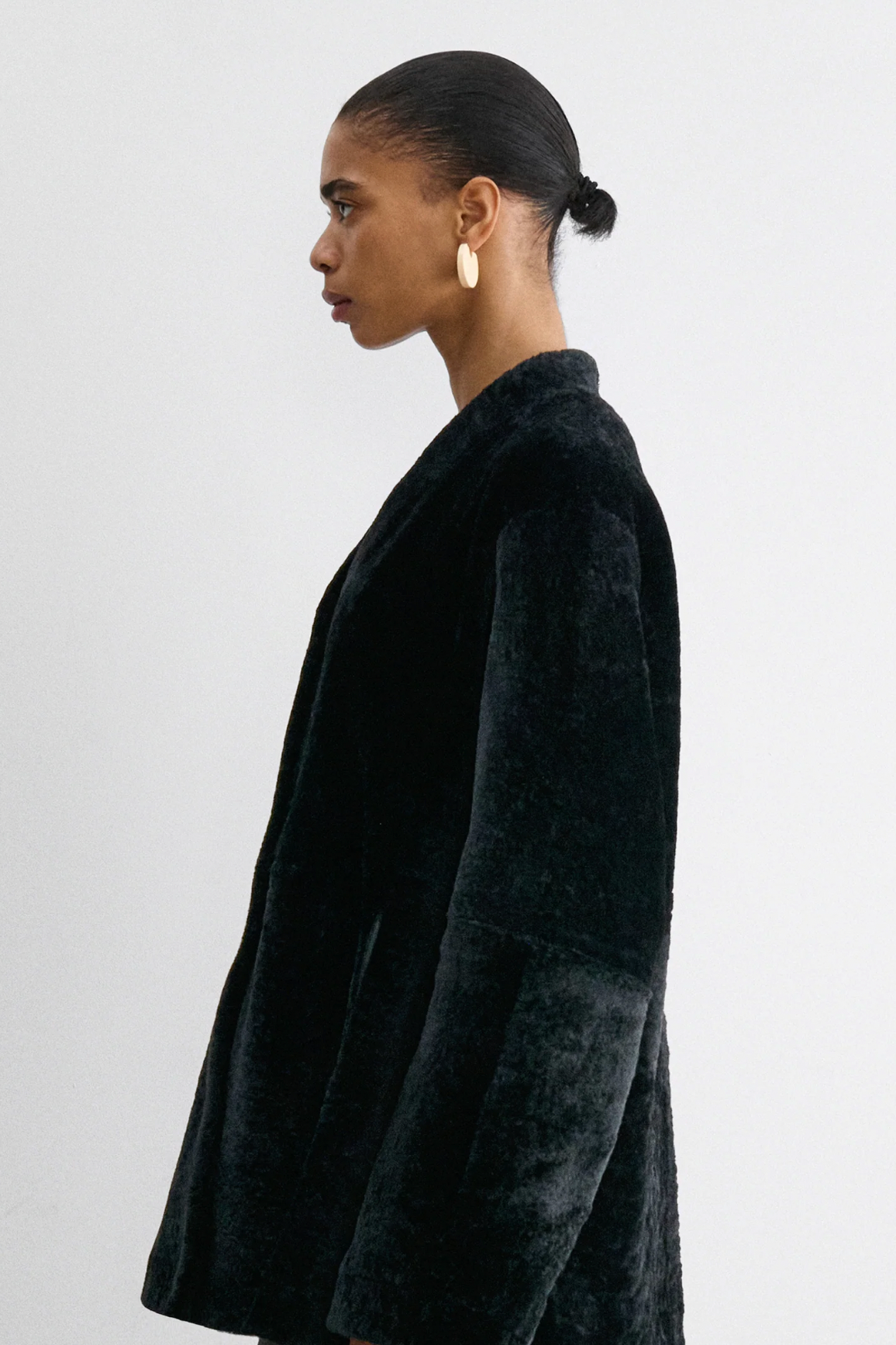 Osti Coat in Black