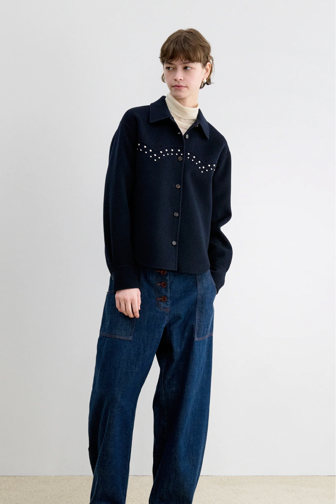 Knox Overshirt in Midnight