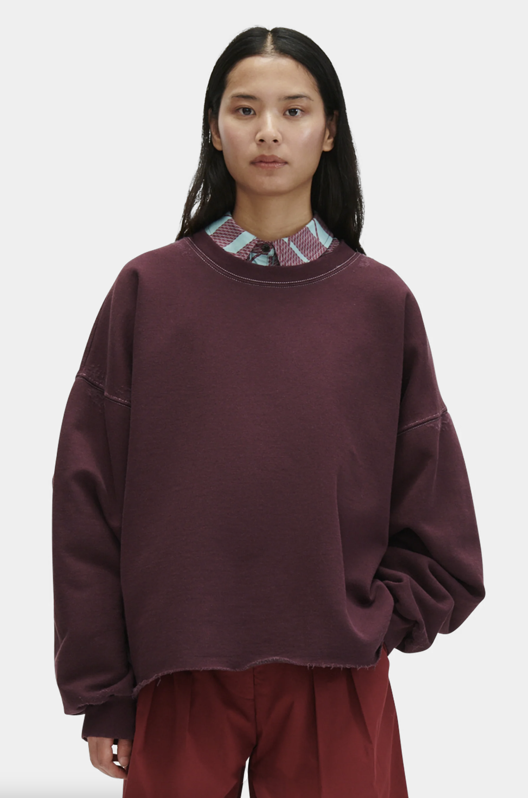 Fonder Sweatshirt in Plum by Rachel Comey