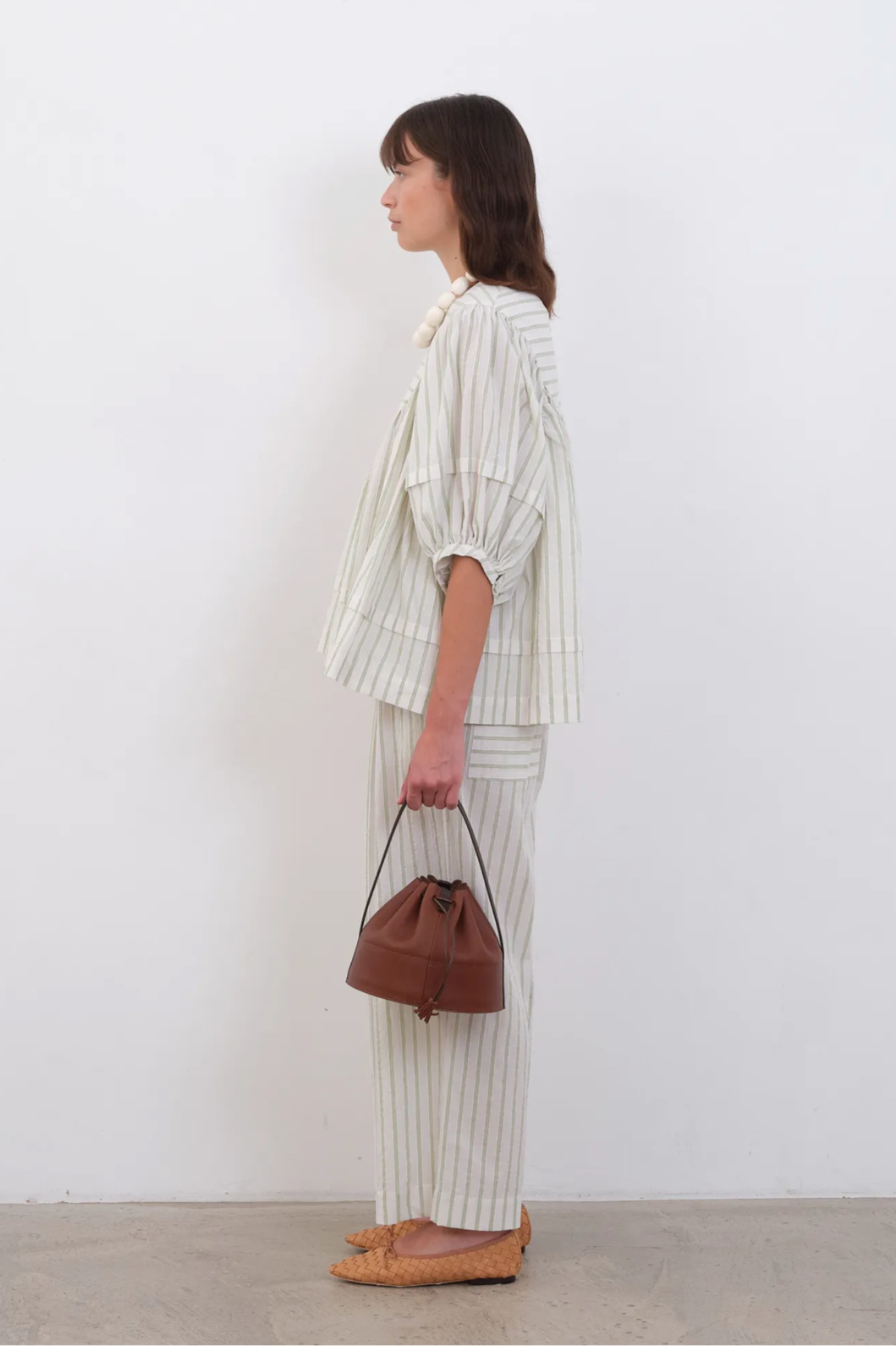 Romy Top in Japanese Mugwasher Stripe