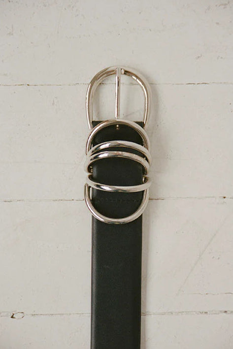 Loops Belt in Onyx