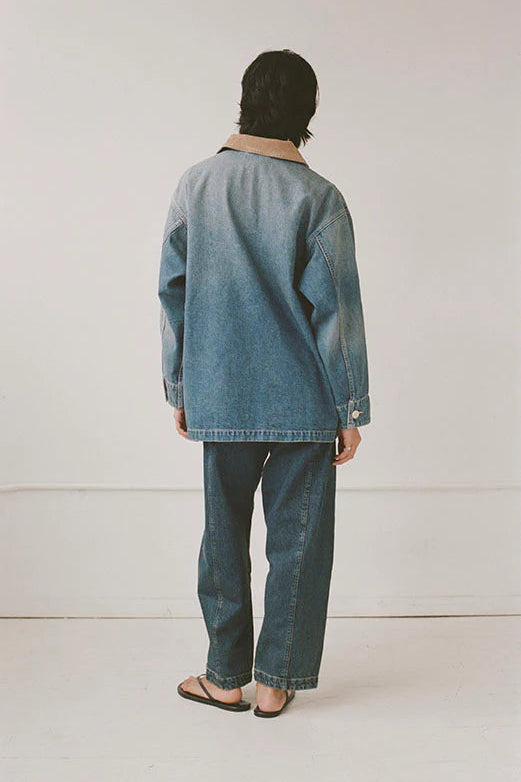 Painter Coat in Vintage Indigo Denim