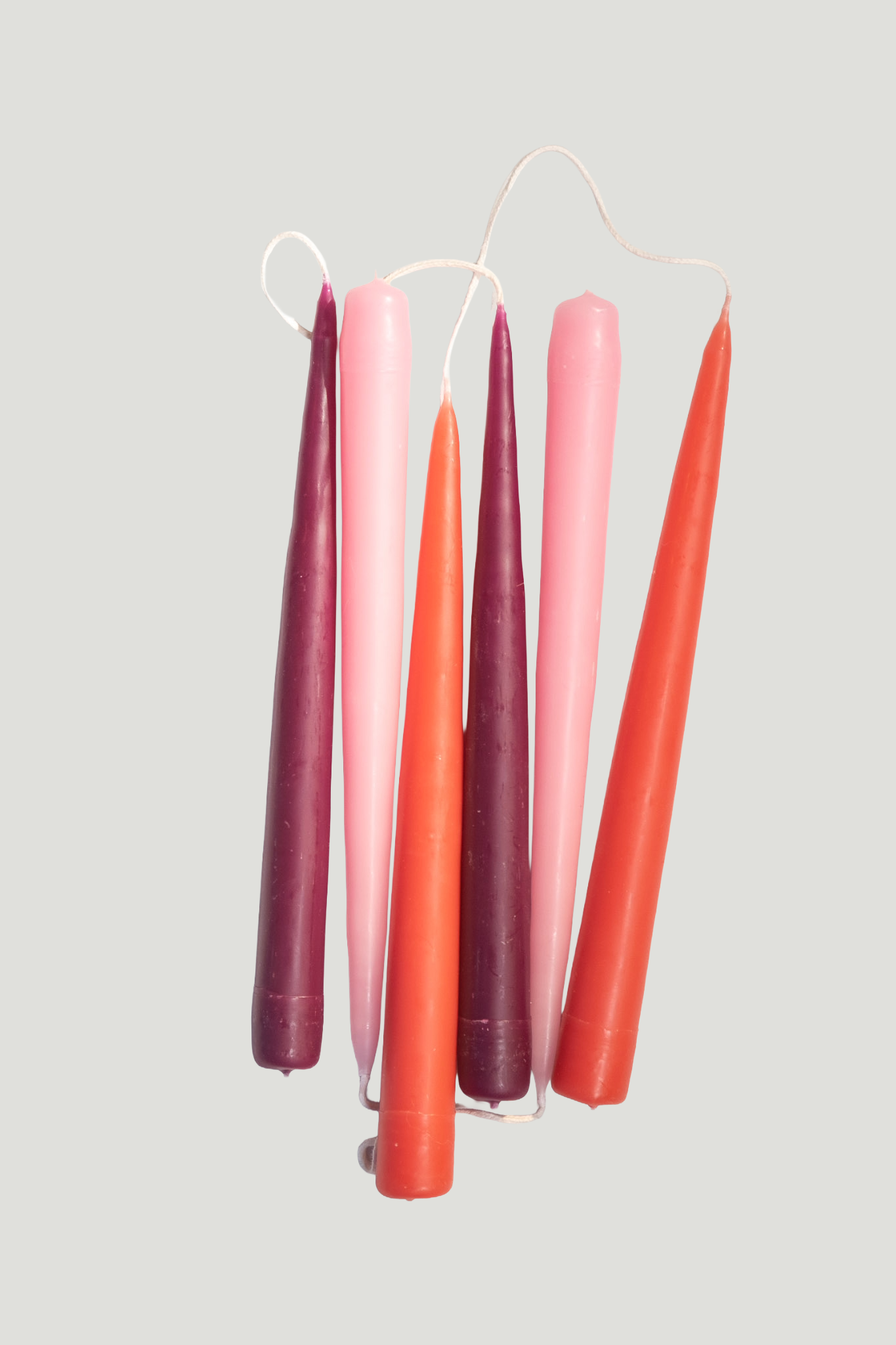 09" Taper Candles in Watermelon