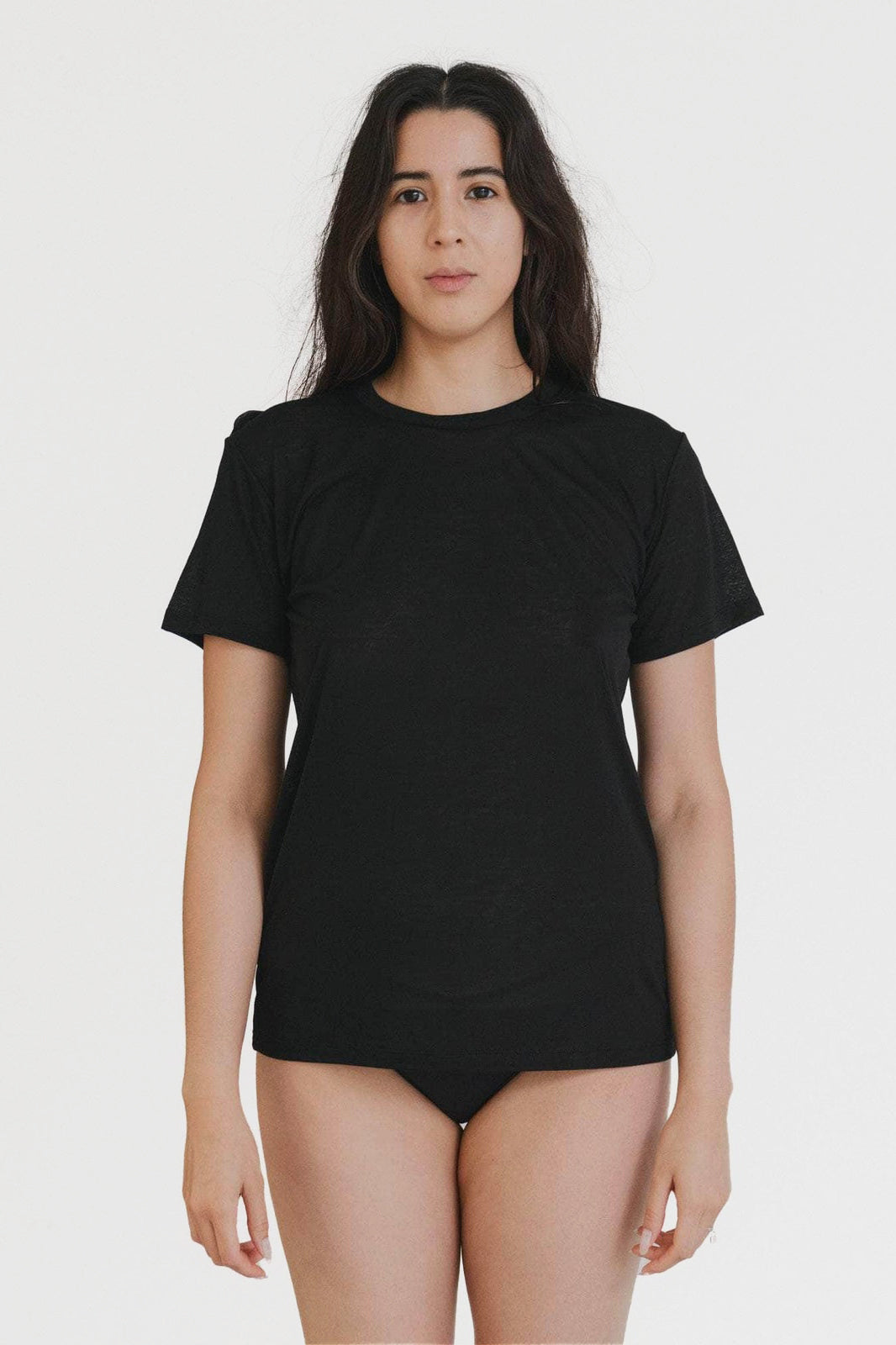 Tee Shirt in Black BY BASERANGE
