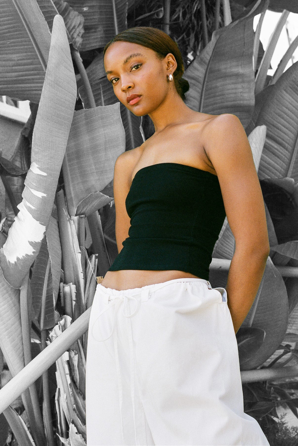 The Tube Convertible Top in Black by Gil Rodriguez