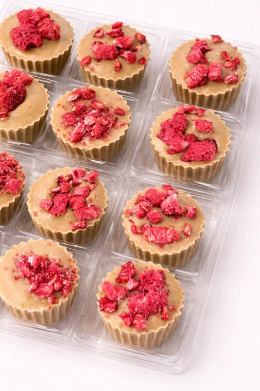 Vanilla Coconut Raspberry Mini Cups