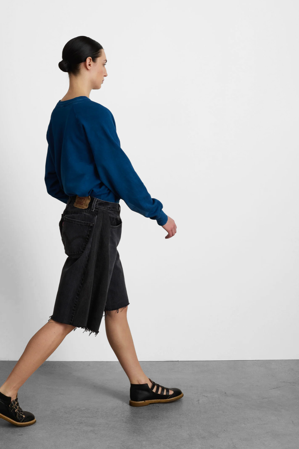 Vintage Lasso Short in Vintage Black by B Sides