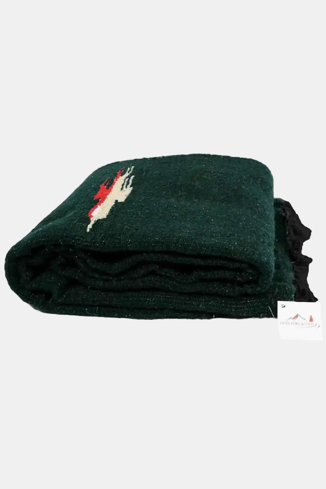 Forest Green Thunderbird Blanket