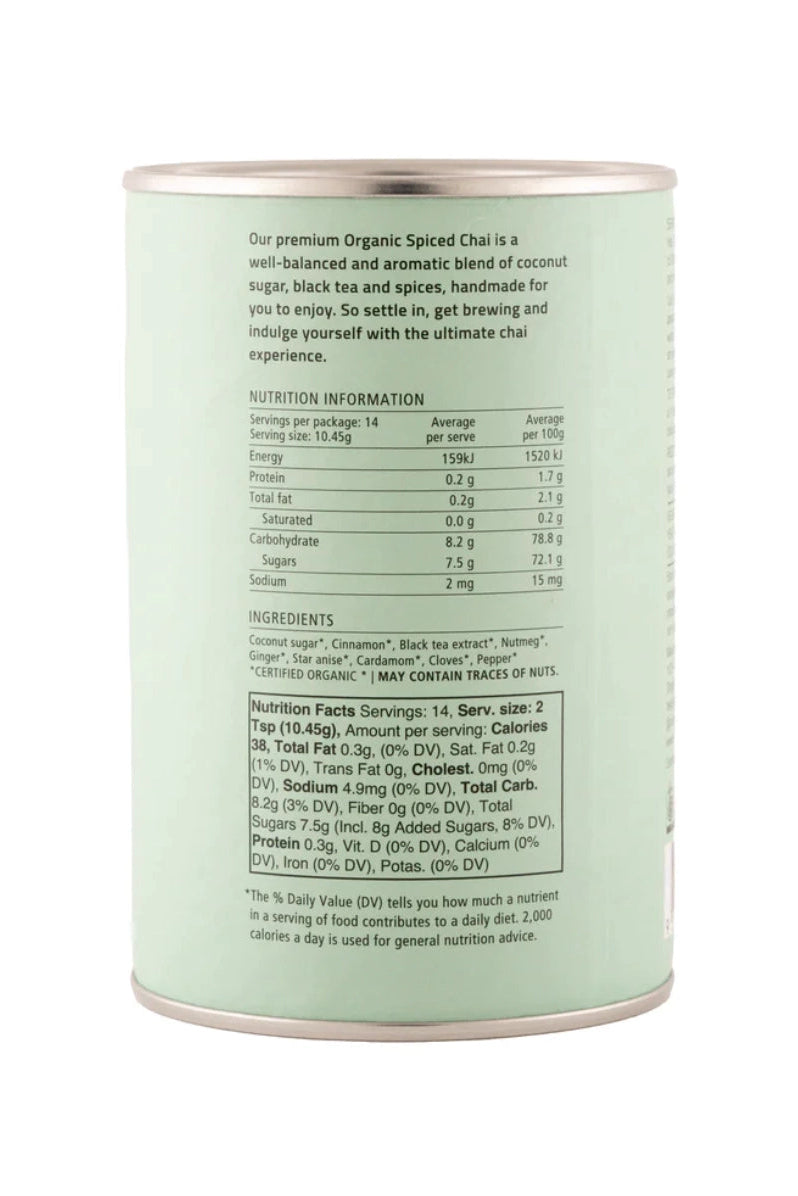 Organic Spiced Chai Powder