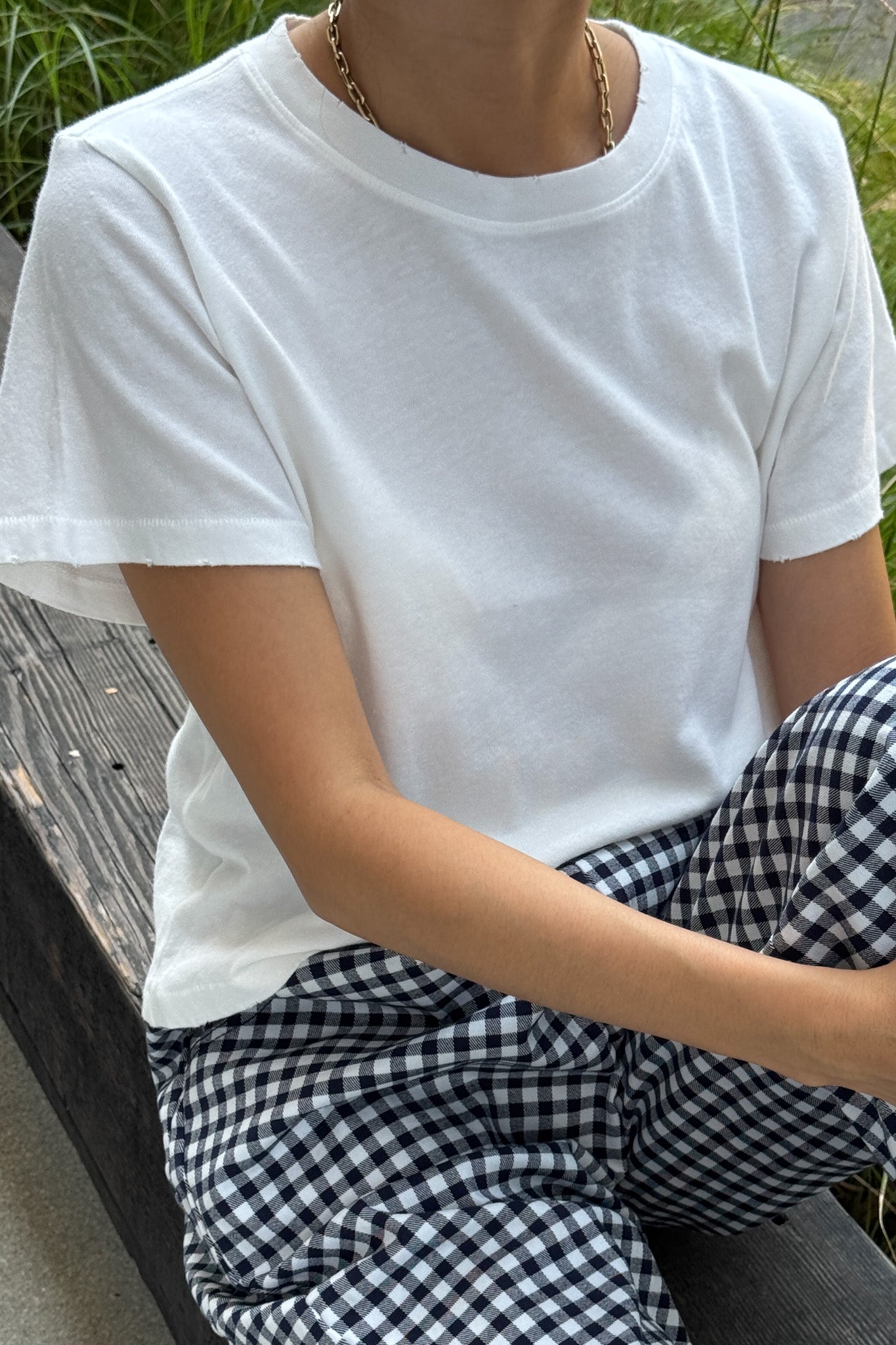 The Darling Tee in Vintage White