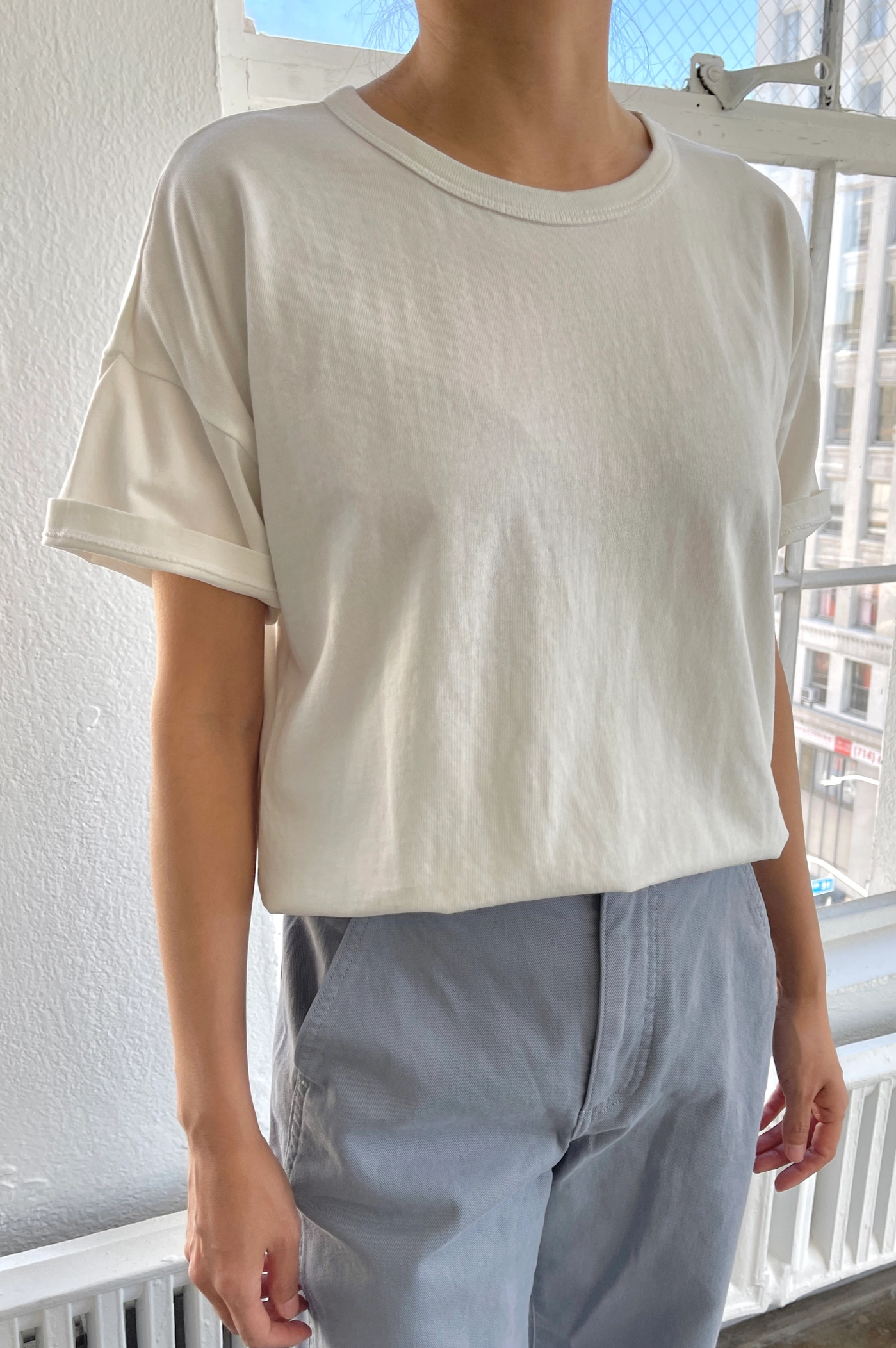 Her Tee in Classic White