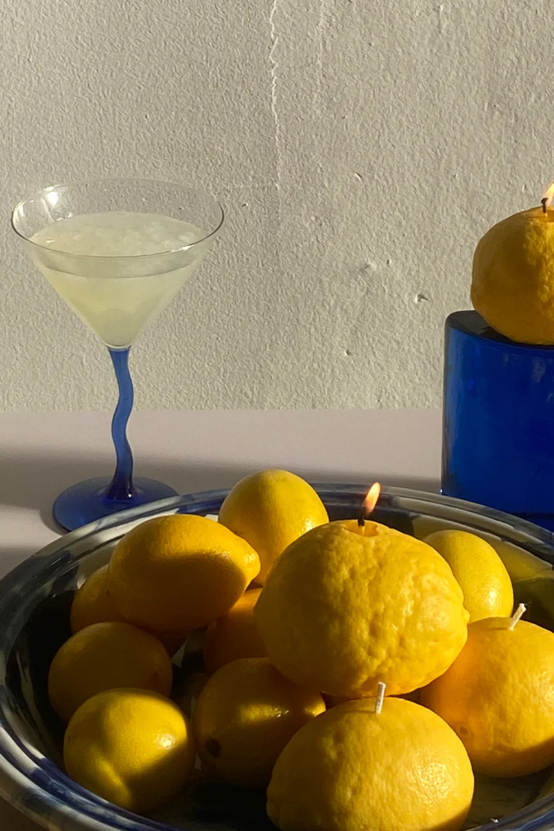 Large Lemon Candle