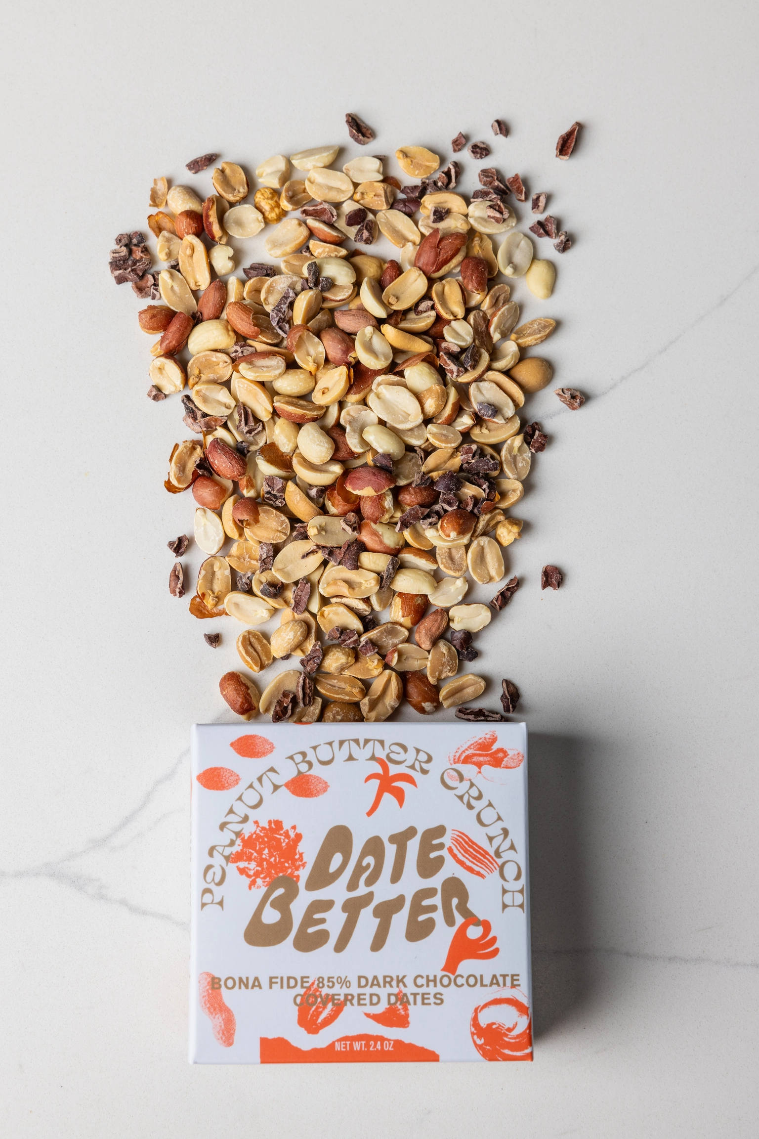 Peanut Butter Crunch Chocolate Covered Dates