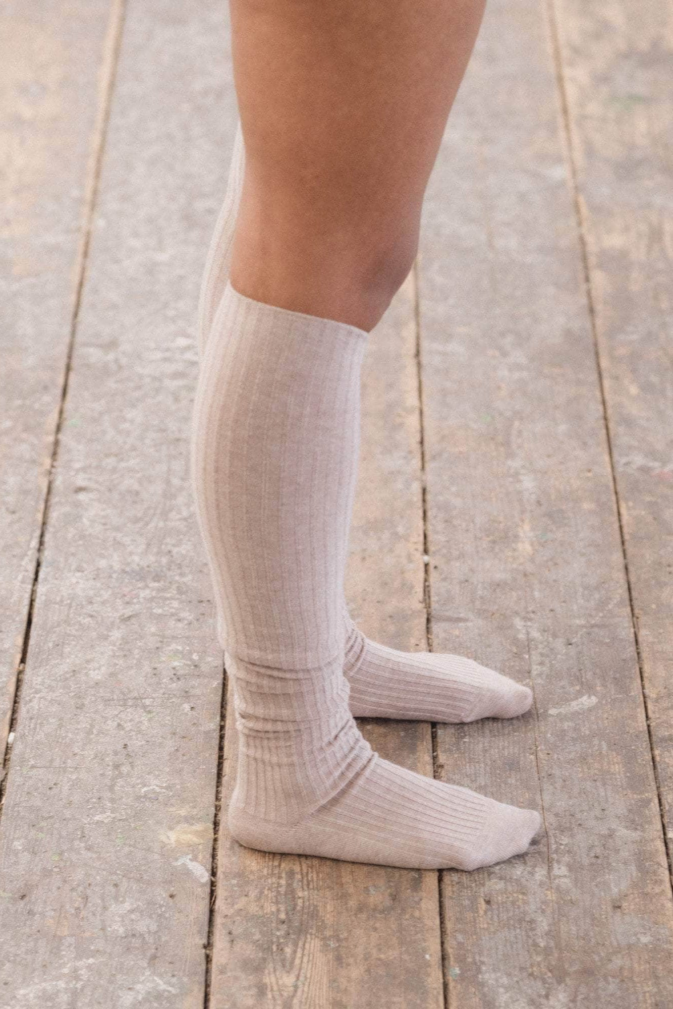 Overknee Socks in Haptic