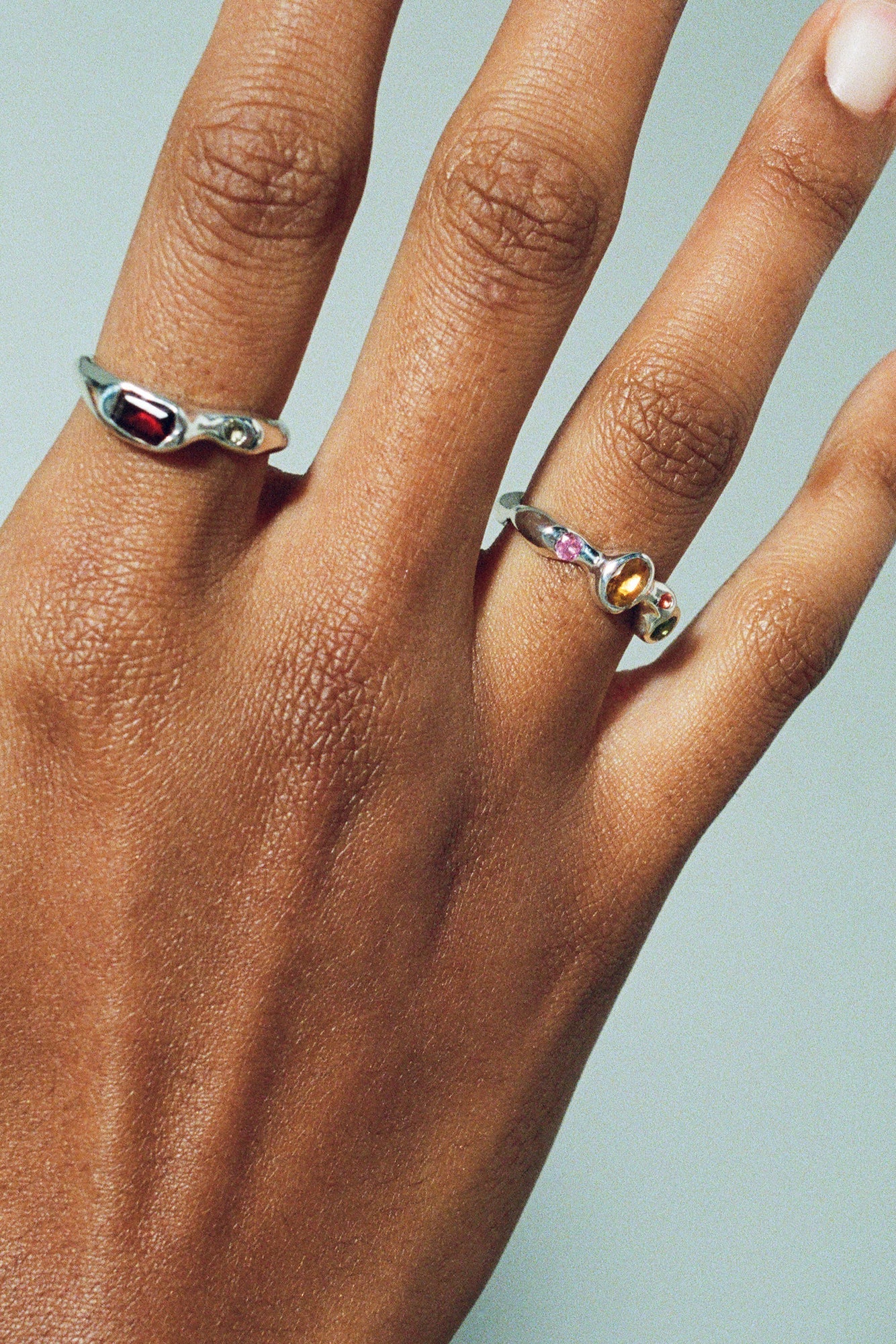 Mer Ring in Sterling Silver