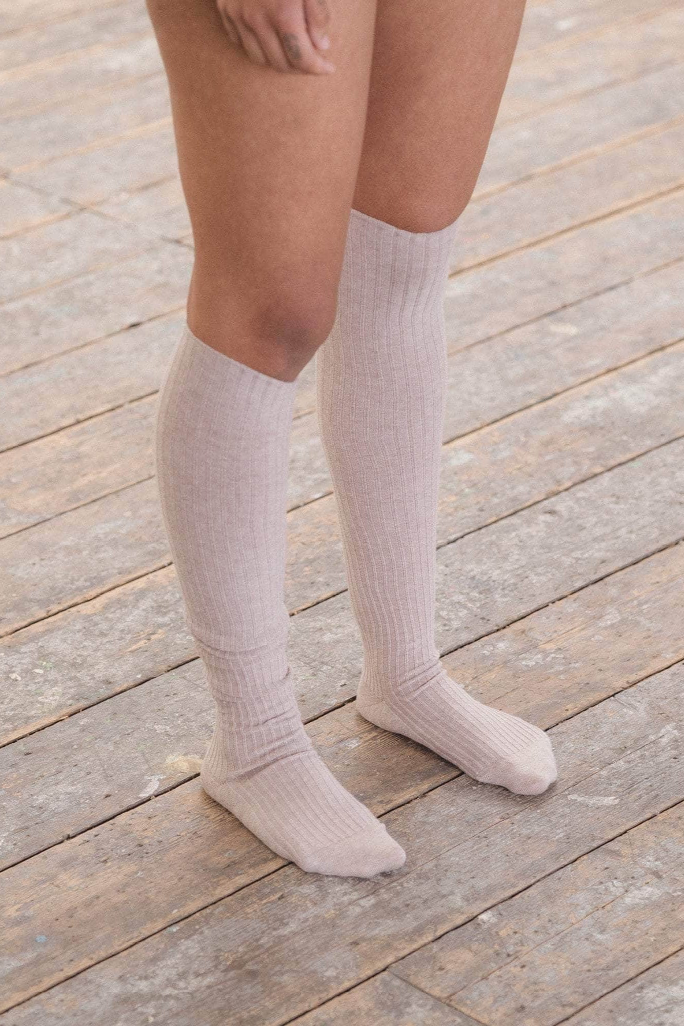 Overknee Socks in Haptic