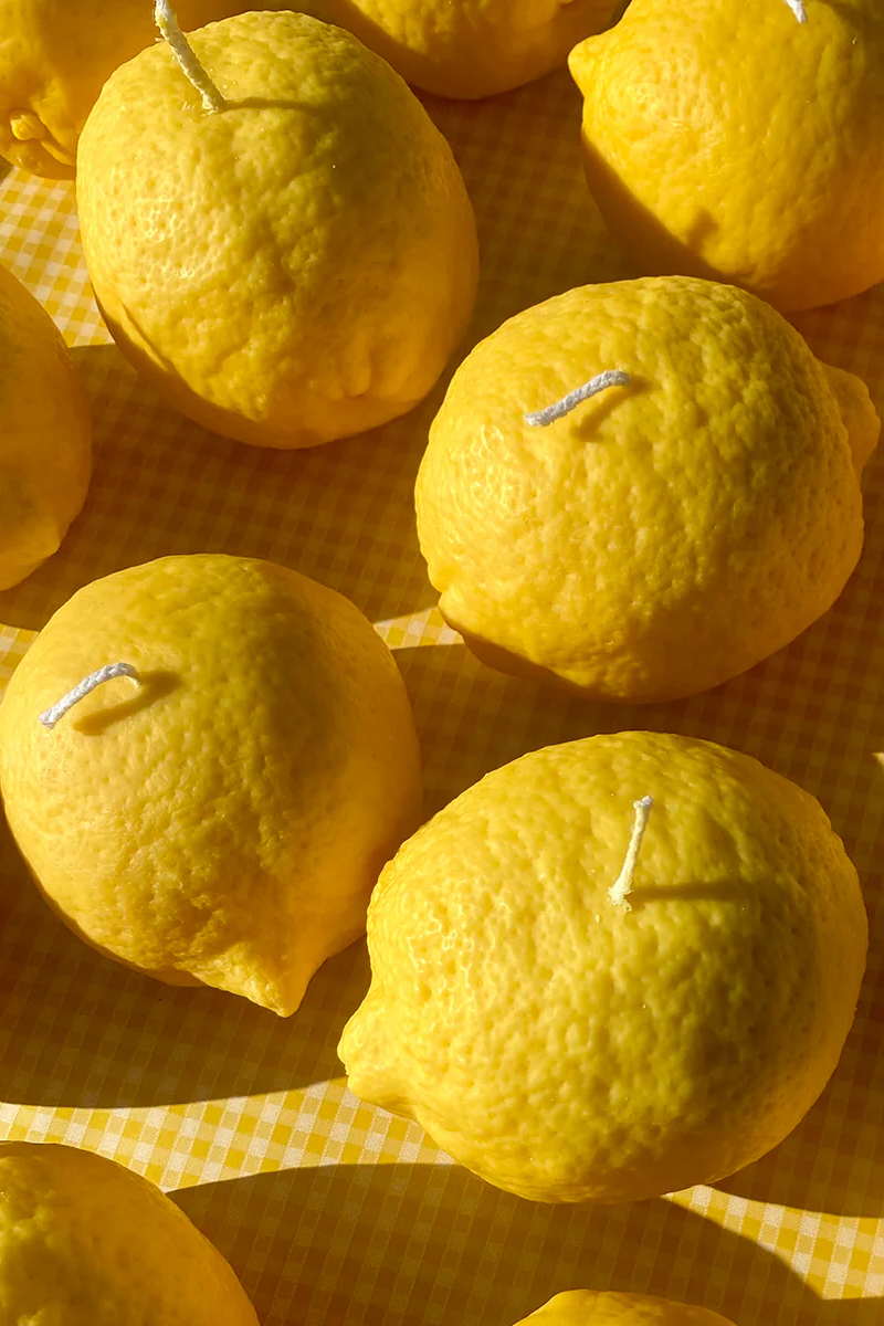 Large Lemon Candle