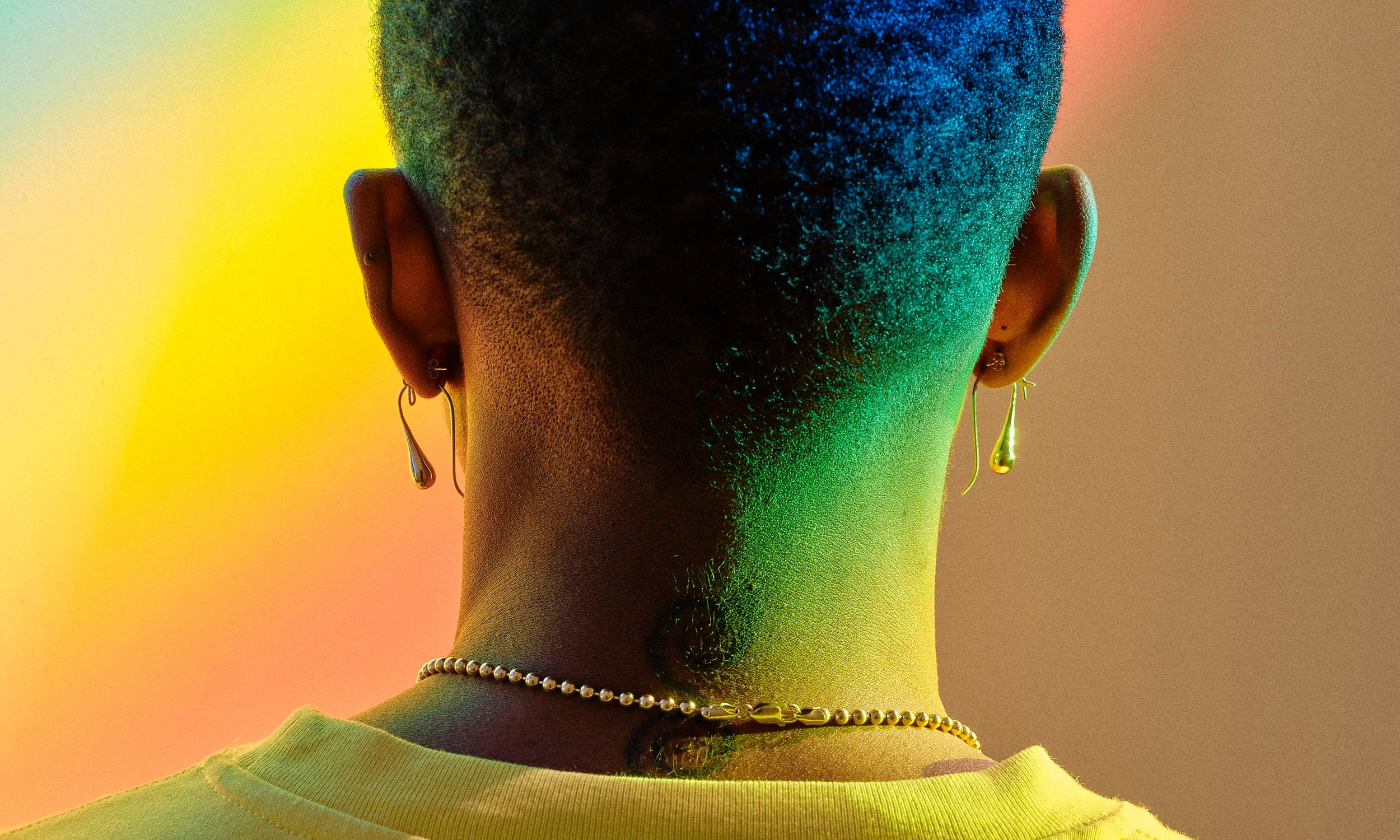 Sanguine Drop Earrings in 14k Gold