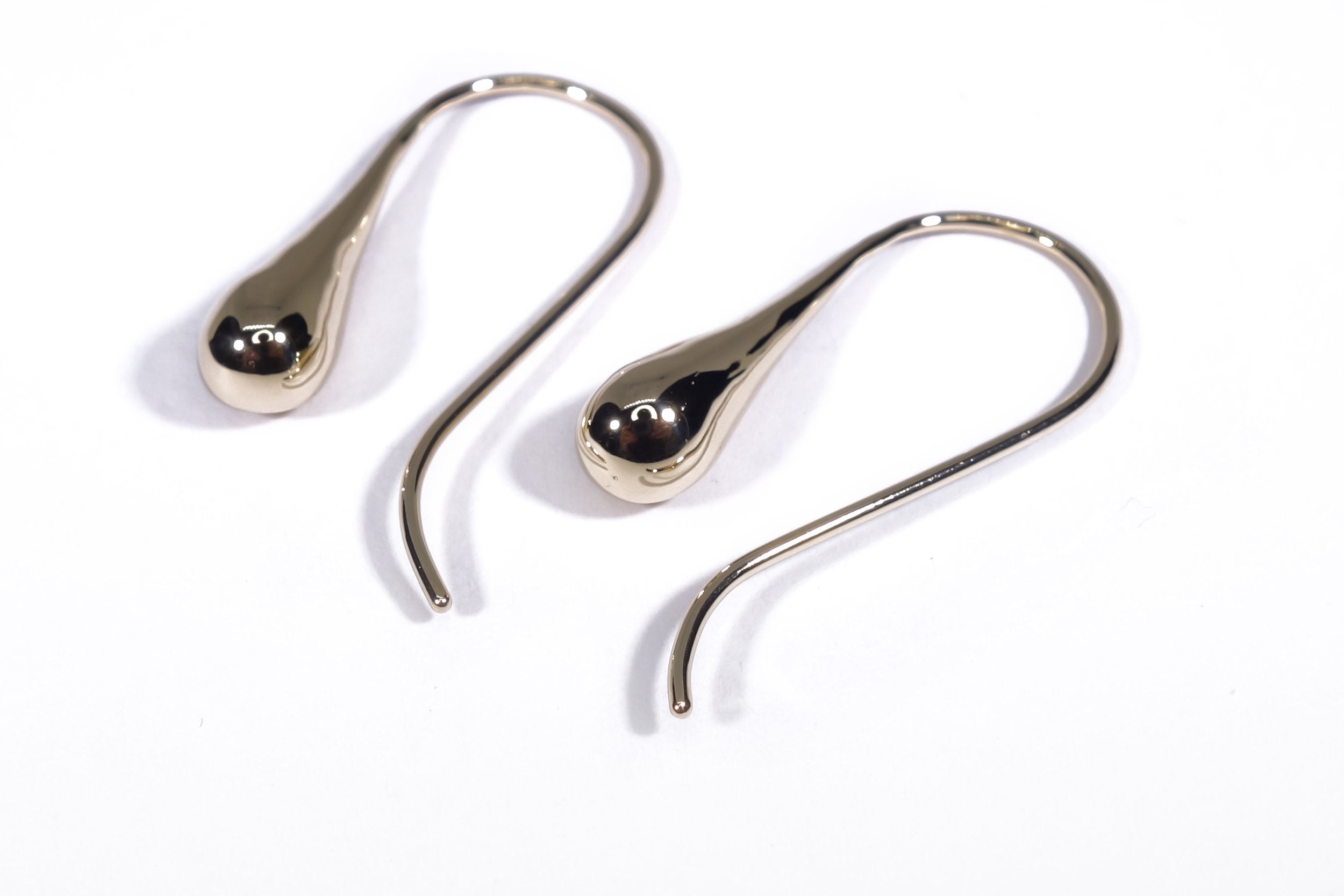 Sanguine Drop Earrings in 14k Gold