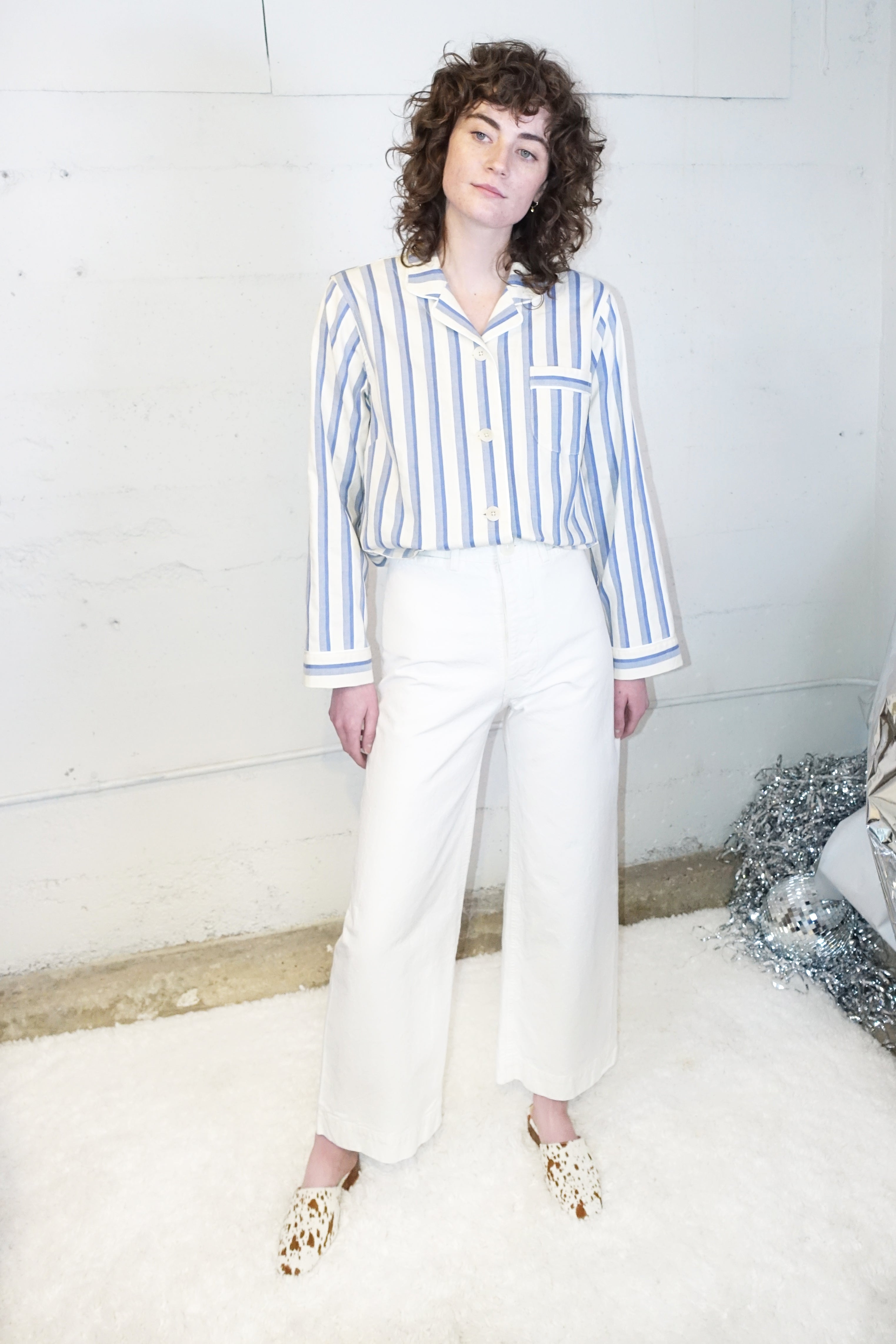 Sailor Pant in Salt White by Jesse Kamm