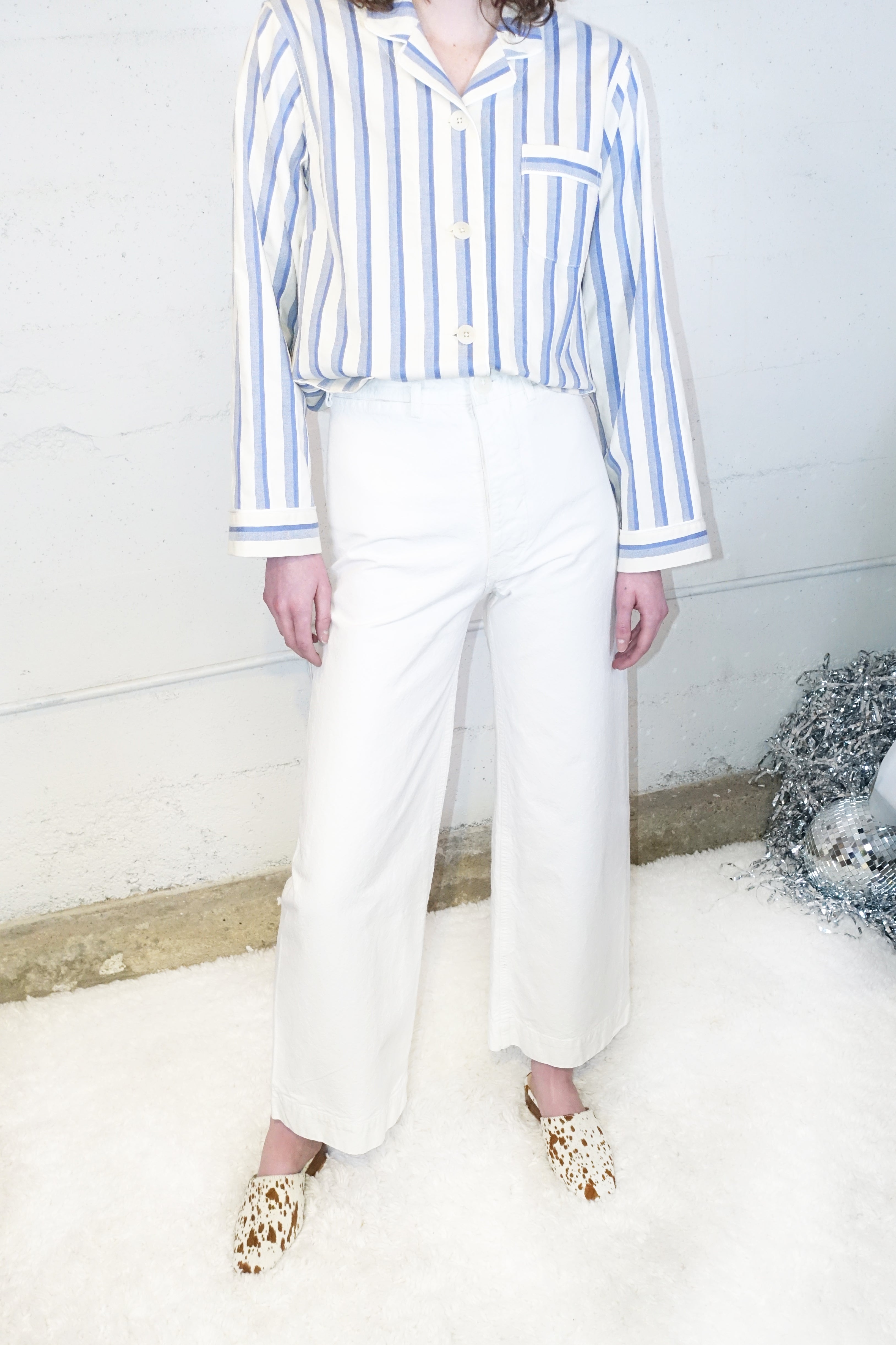 Sailor Pant in Salt White by Jesse Kamm