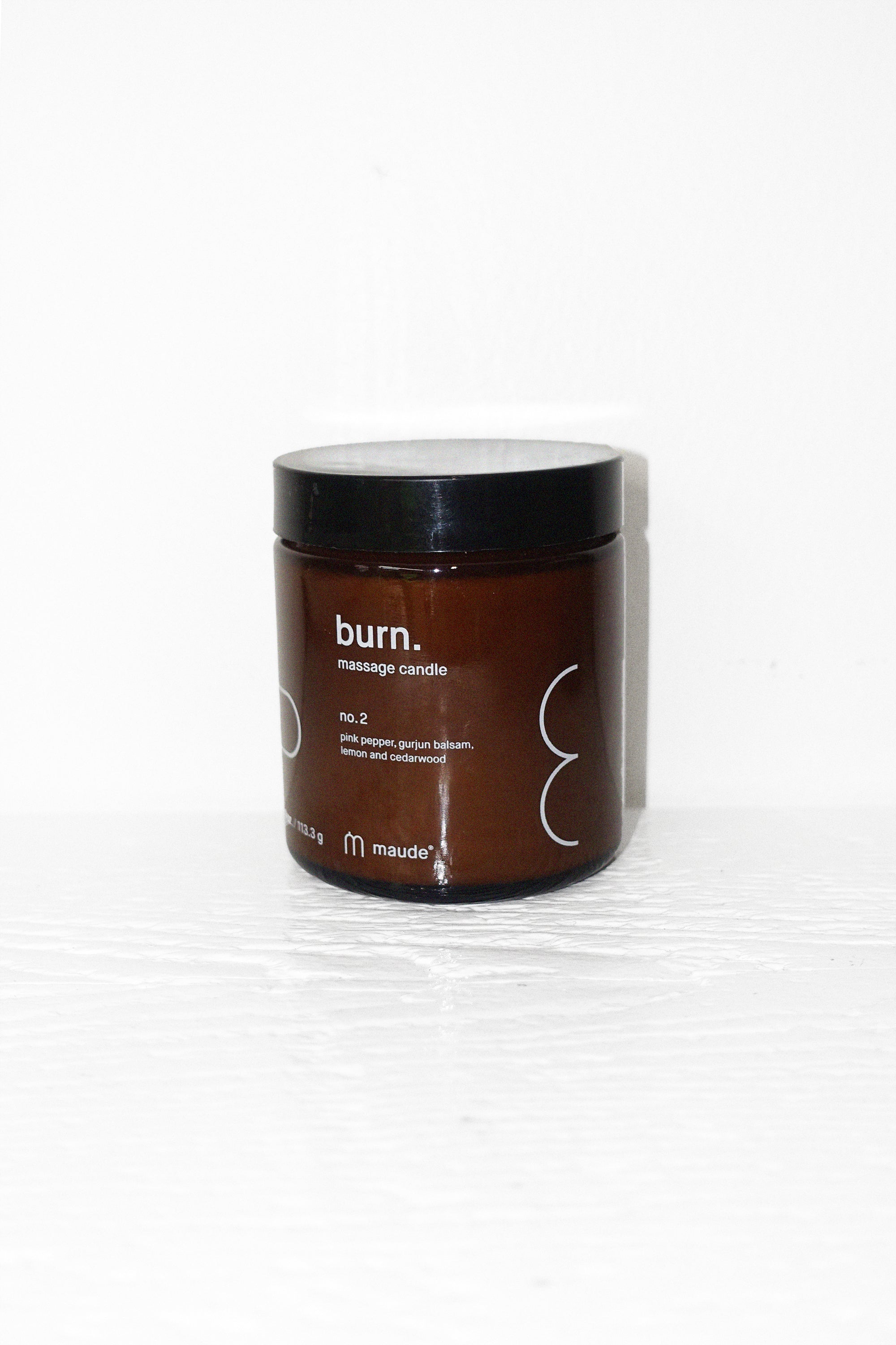 Burn No. 2: Massage Candle - 4oz by Maude