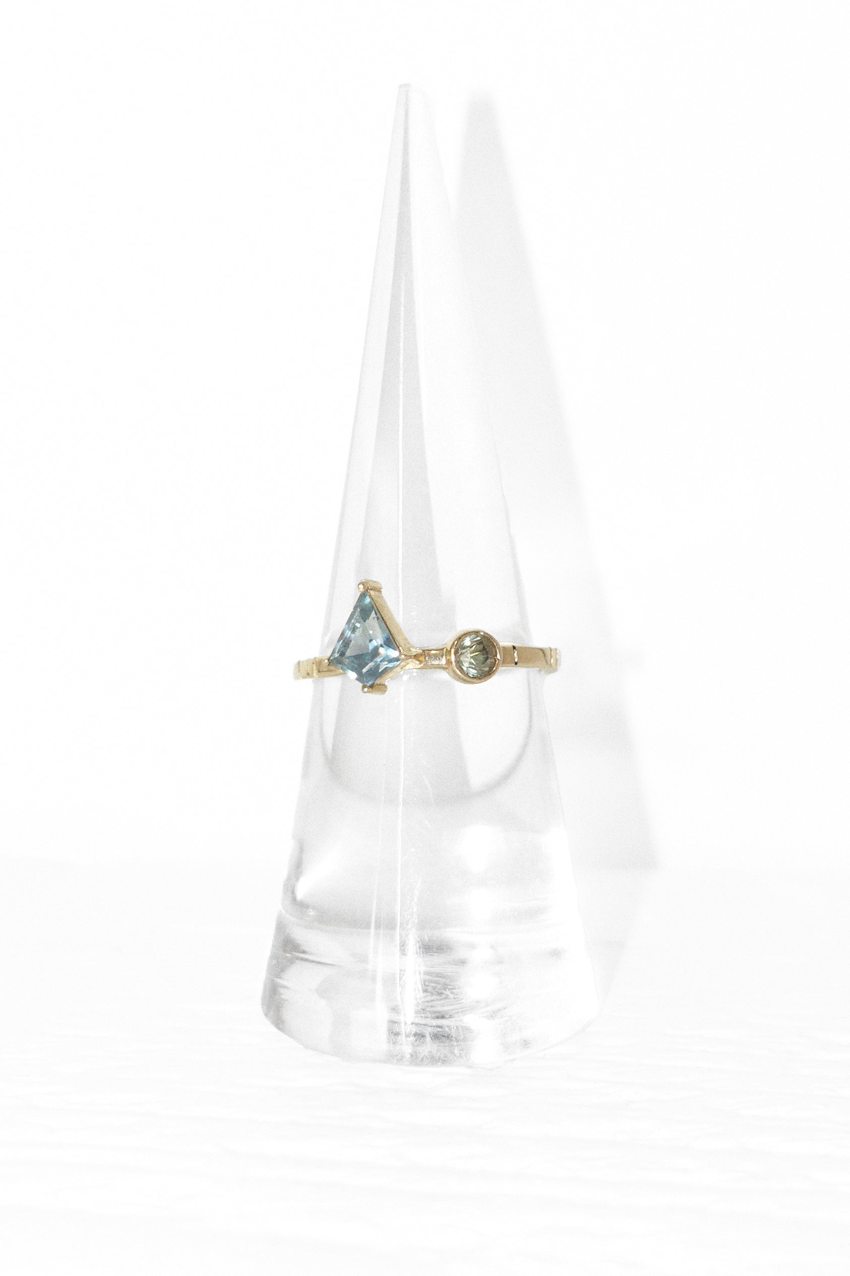 Toi Et Moi Ring in Sapphire & 14k Gold