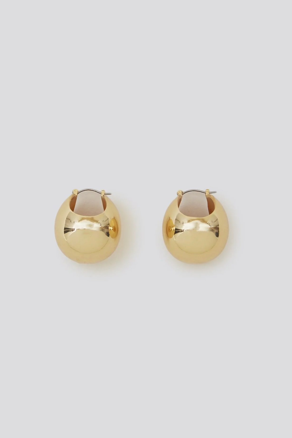 Large Keel Hoop in Gold by Rachel Comey