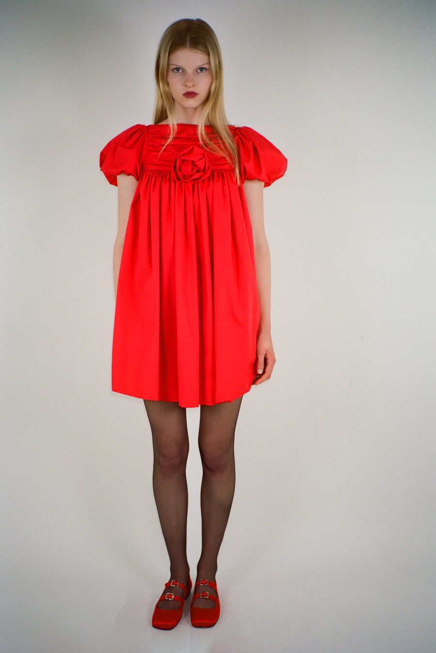Kiyo Dress in Red