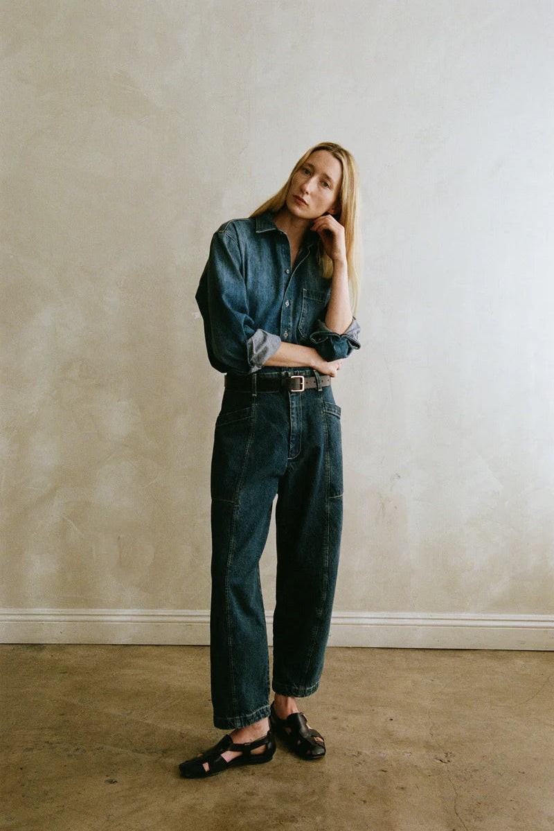 Denim Pocket Shirt in Vintage Indigo