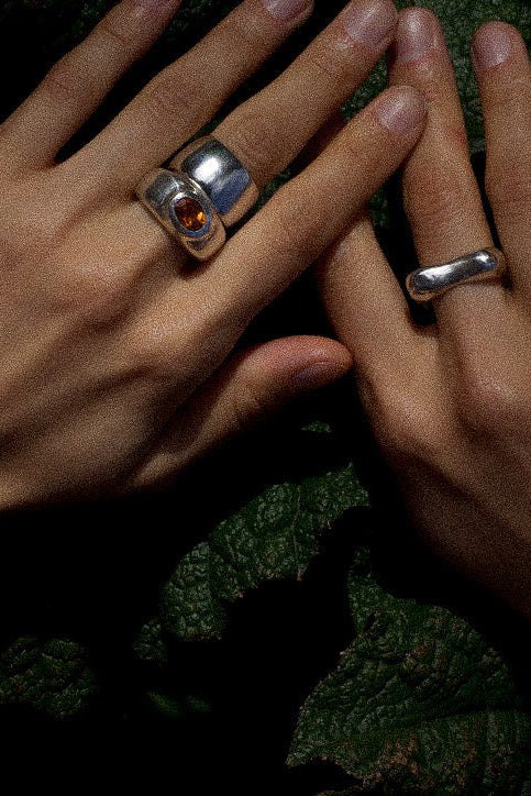 The Cigar Band in Sterling Silver