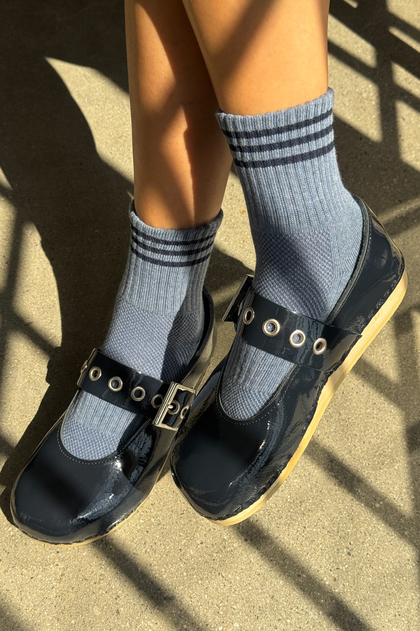 Girlfriend Socks in Indigo