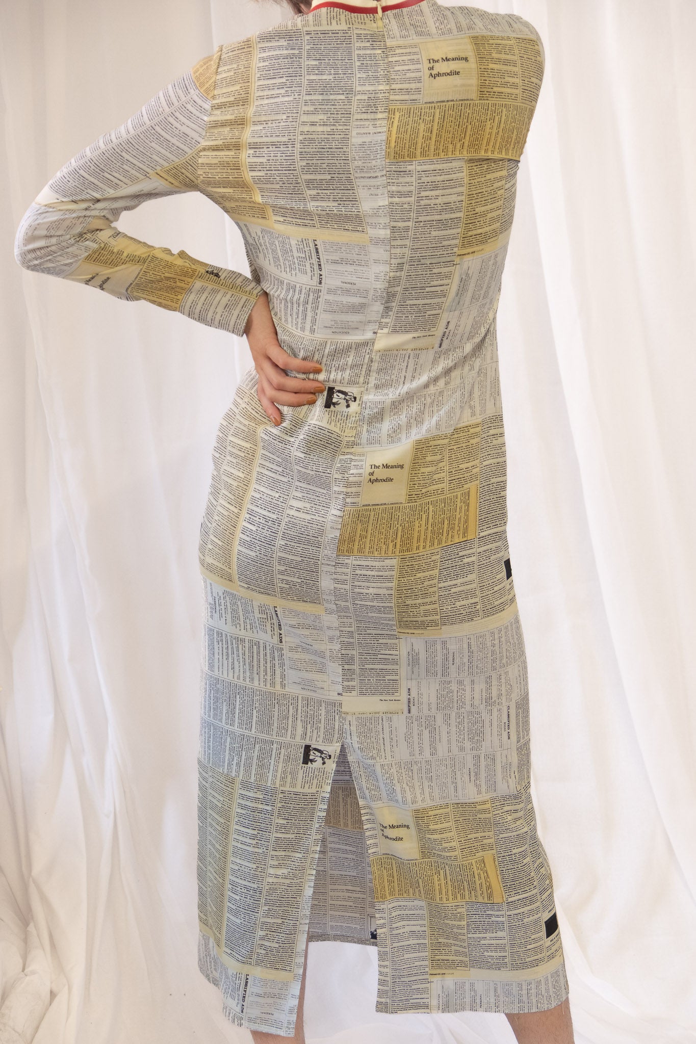 Alma Dress in Personals Print