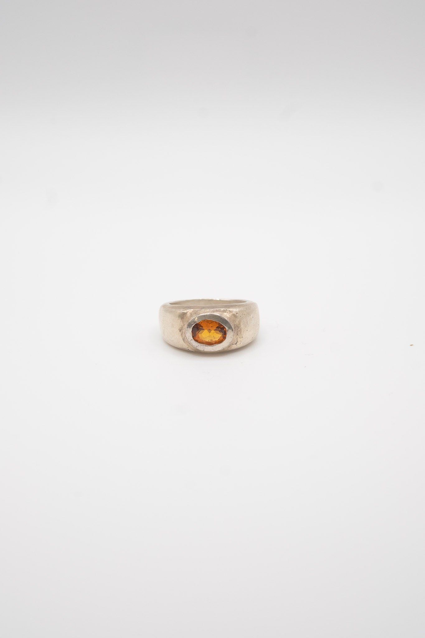 SOL Ring in Sterling Silver & Citrine