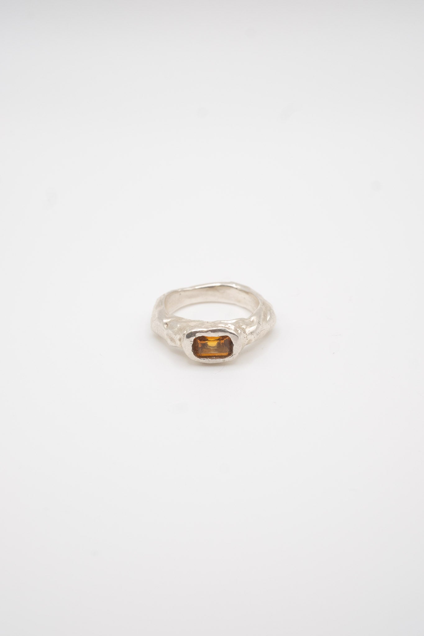 Sunset Ring in Sterling Silver & Citrine