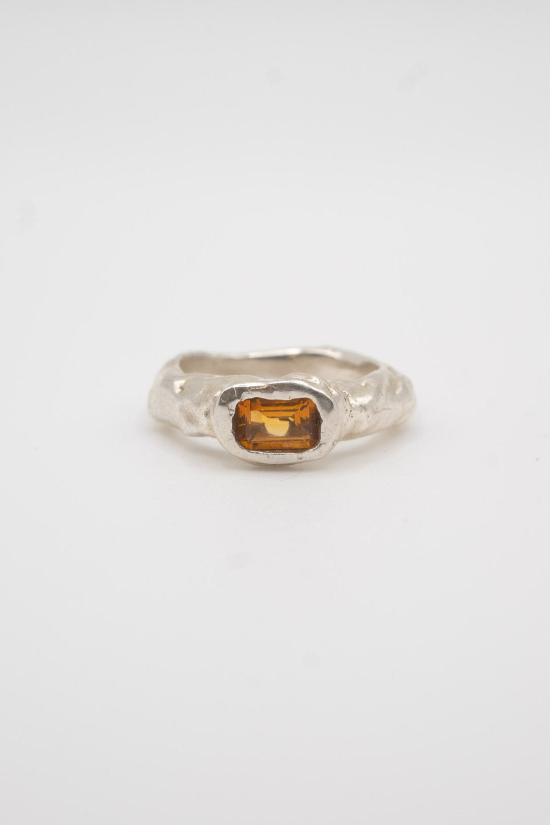 Sunset Ring in Sterling Silver & Citrine