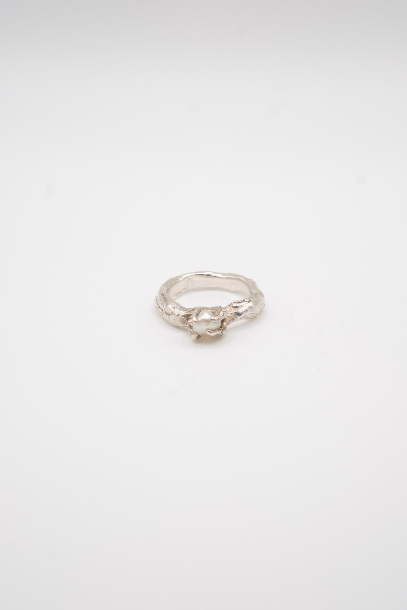Pearl Ring in Sterling Silver