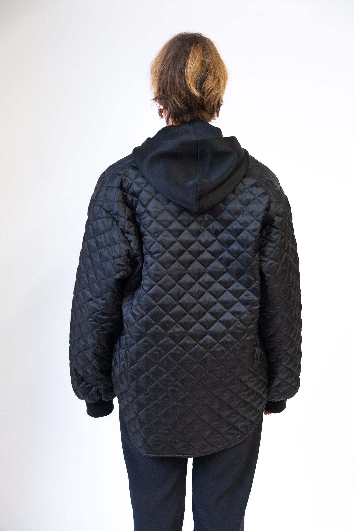 Oversize Quilted Bomber