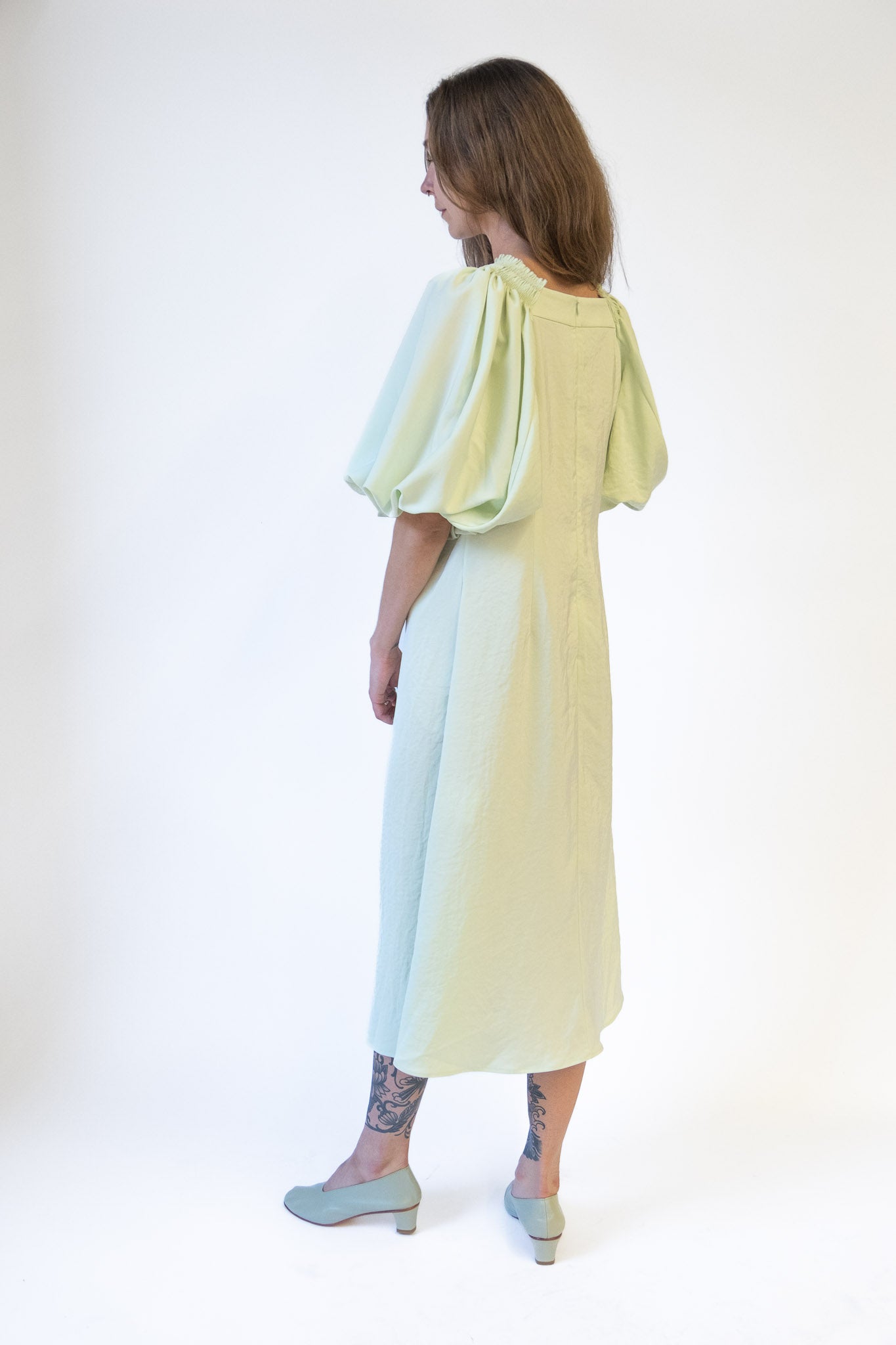 Corazon Dress in Pistachio