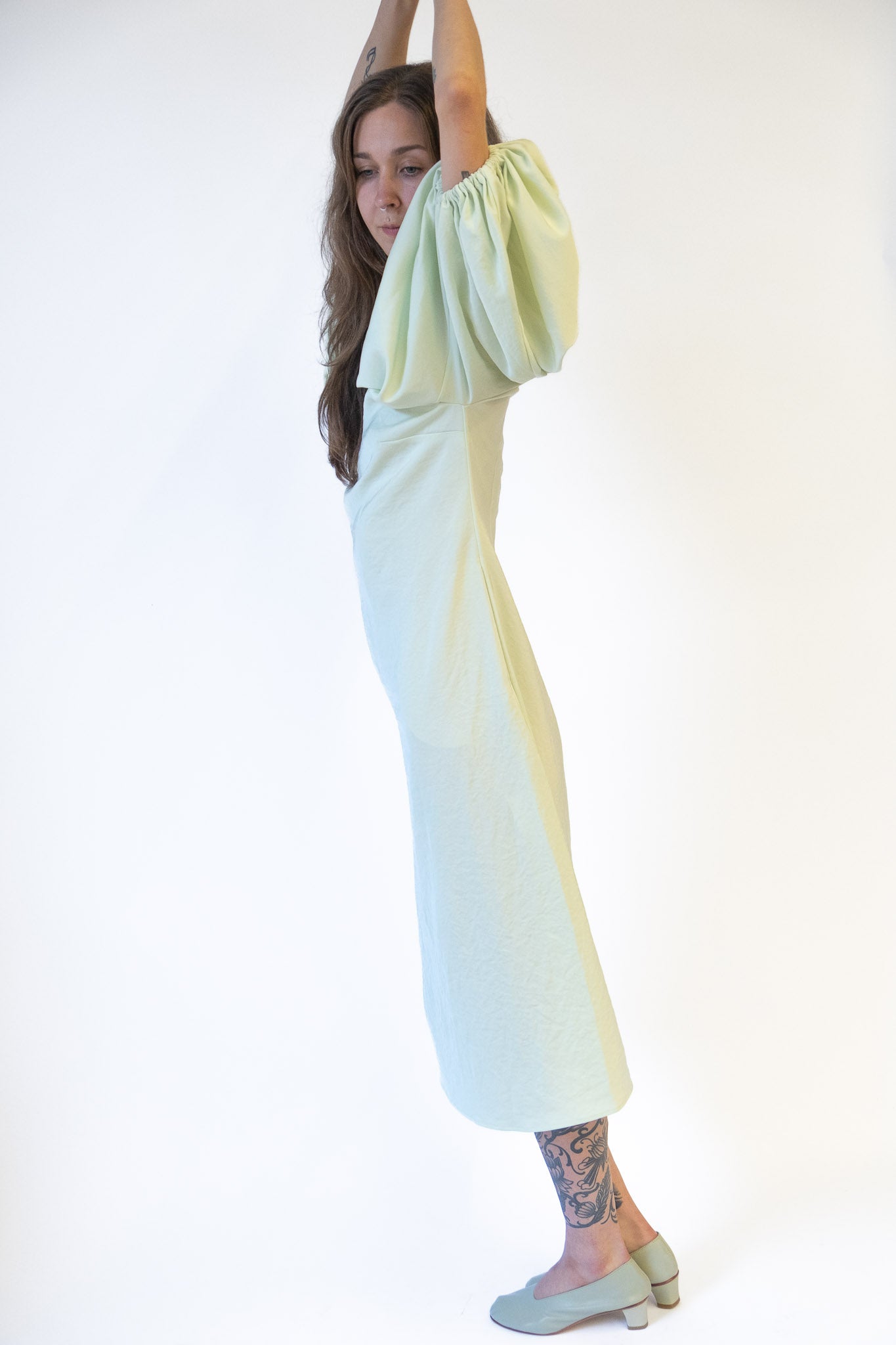 Corazon Dress in Pistachio