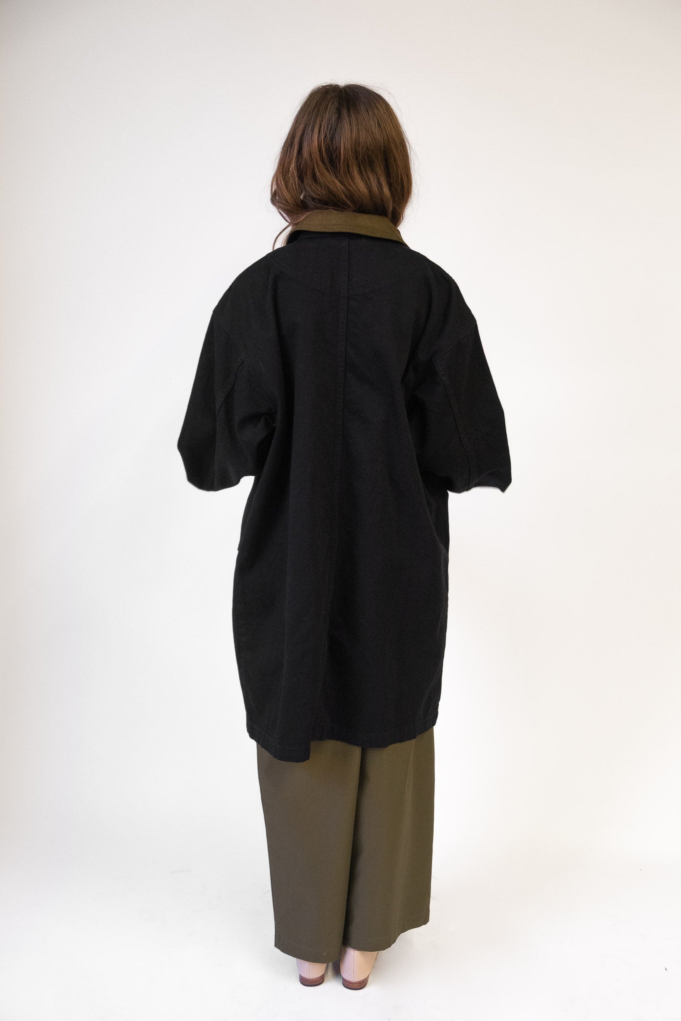 Town & Country Coat in Washed Black