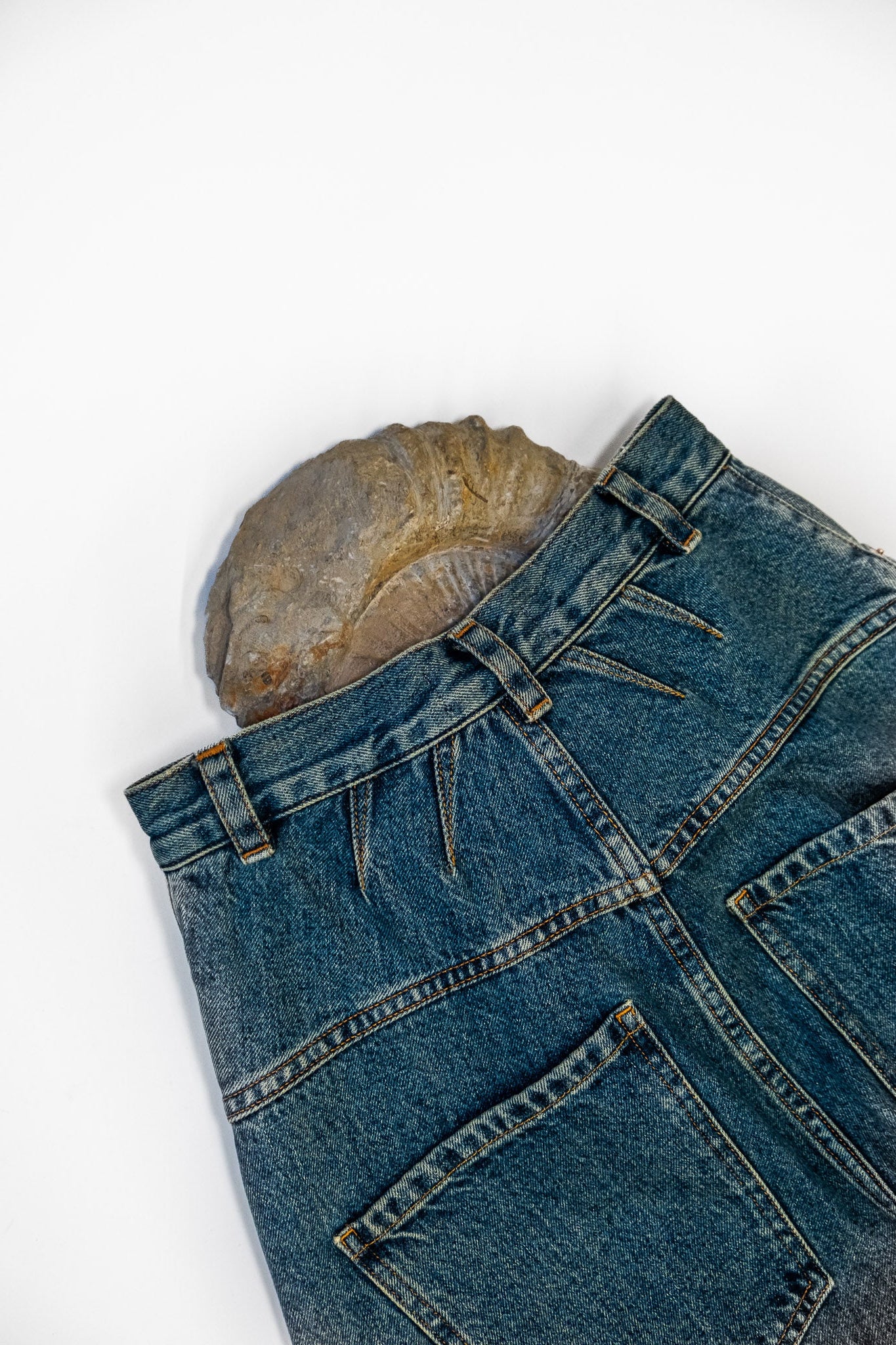 Mae Pant in Aged Indigo