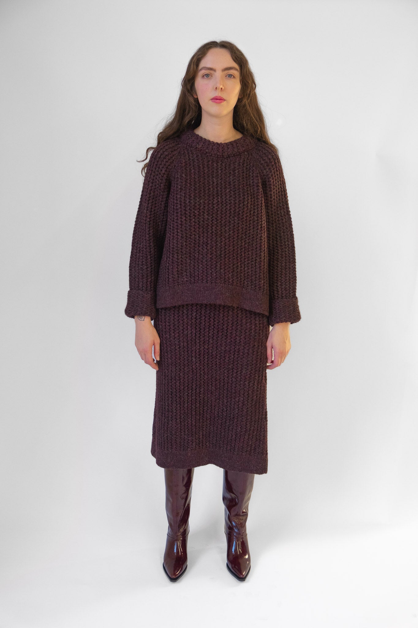 Bazzolo Pullover in Auburn Chainette