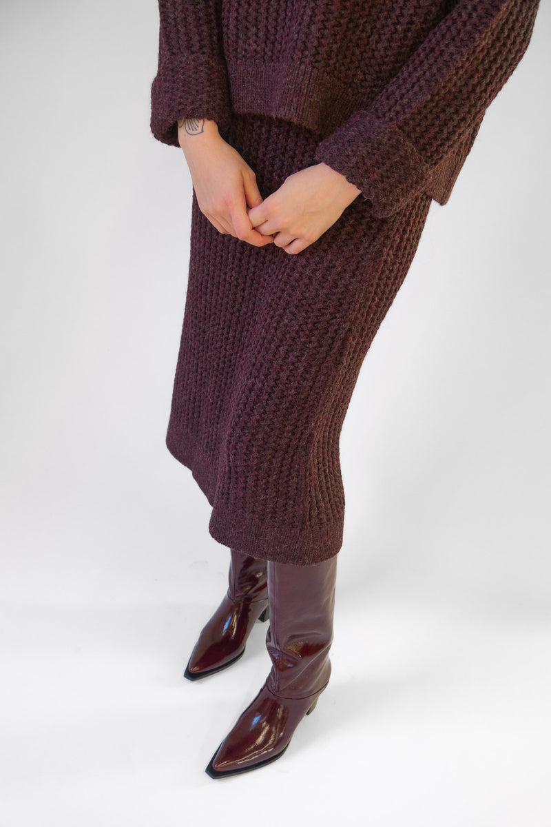 Vlanke Skirt in Auburn Chainette